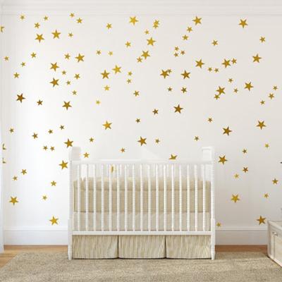 Nordic Style Five-pointed Star Wall Sticker DIY Wall Art Decals for Kids Children Bedroom Nursery Home Decoration Stars Stickers.