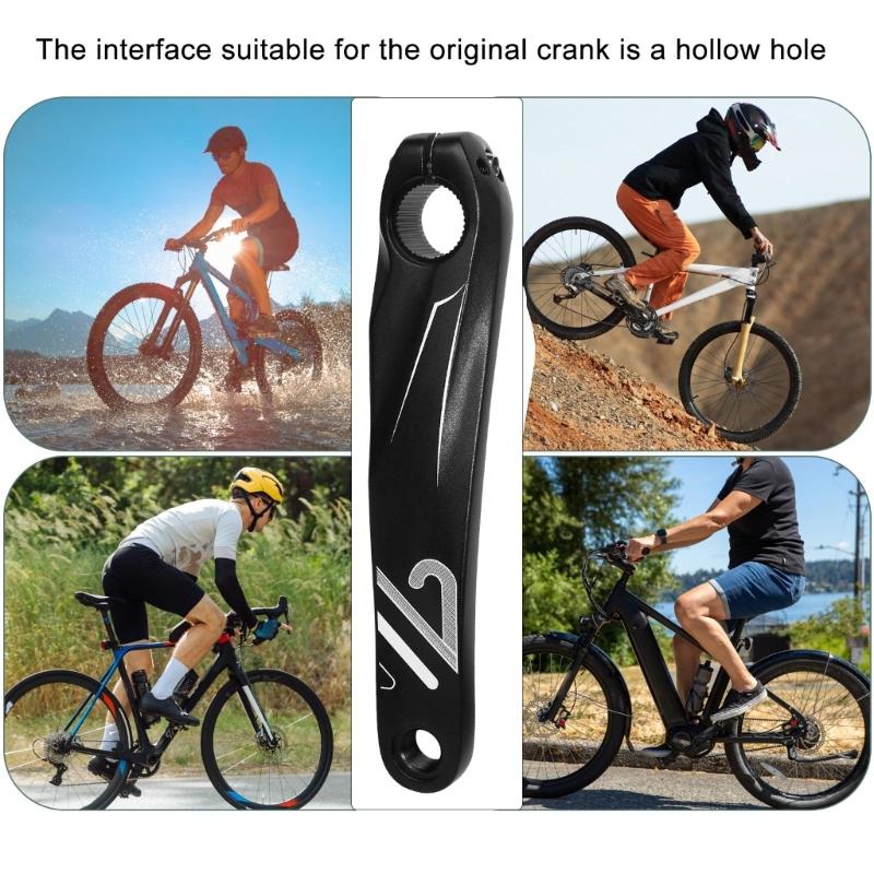Bicycles Left Crank Arm Aluminum Alloy Crank Arm Replacement Accessory for Electric ,Fold ,Road Bike Easily to Use
