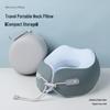 Premium Memory Foam U-Shaped Neck Support Pillow with Super Soft Magnetic Fabric, Ideal for Travel. Custom Logo Option Available.