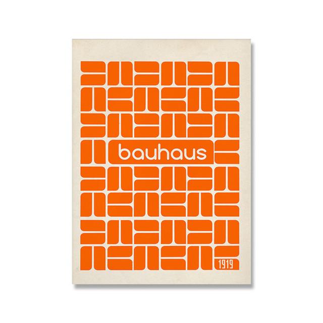 Bauhaus Exhibition Unique Geometric Posters Minimalist Art Canvas Prints Abstract Paintings Living Room Murals Home Decoration