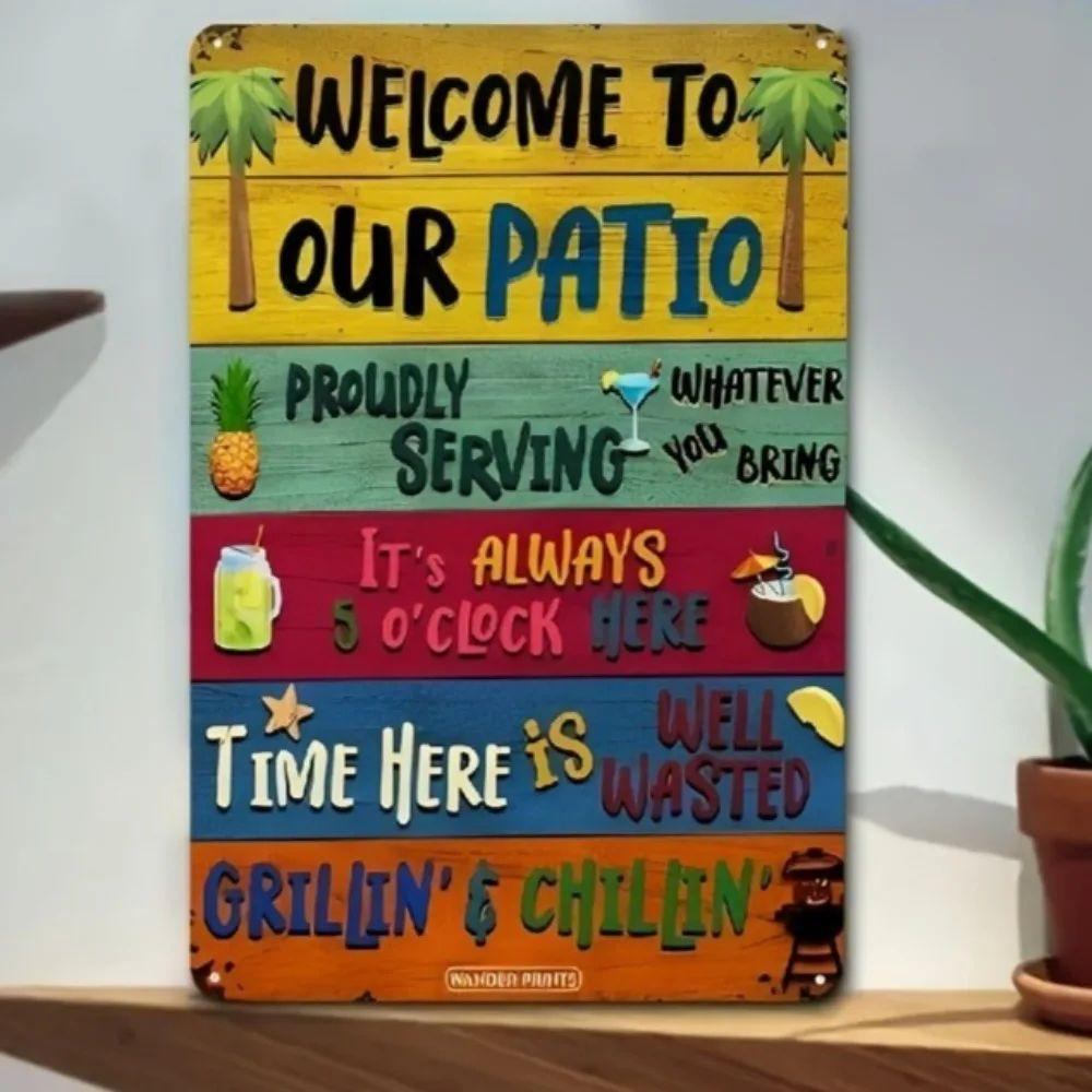 Retro Metal Paintings, Furniture, Living Room Decoration 20x30cm