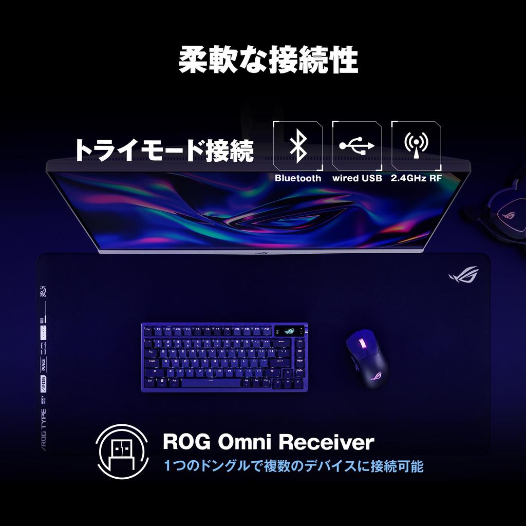 ASUS Gaming Mouse ROG Keris II Origin Tested by Professional FPS Players 65g Ergonomic Design RGB Lighting ROG AimPoint Pro Optical Sensor ROG Optical