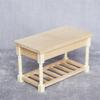 1/12 Dollhouse Mini 2-drawer Dinning Table Furniture Model Kitchen Scene Decor
