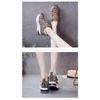 Women's Single Shoes Leopard Cross-border Women's Shoes Autumn and Winter Slope Heel Casual Shoes Korean Version Sexy Student Sneakers
