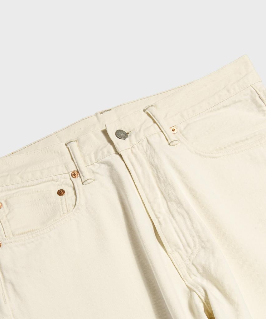 Ledeutoneido 1955 Heritage Selvedge Denim Jeans Ecru