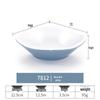 Imitation Porcelain Melamine Dipping and Snack Dish for Restaurants