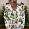 Women'S Christmas Sweater Cute Fun Christmas Sweater Fall And Winter Long Sleeve Knitted Sweater