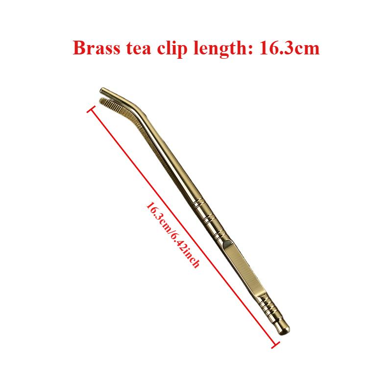 

NEW Brass Tongs for Tea Toast Bagel Bacon - Pure Copper Sugar Ice Clip, Heat Resistant DurableCookingUtensilsTeawareAccessories