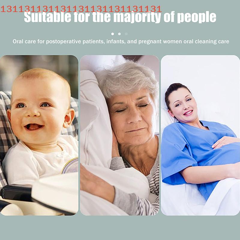 100Pcs Disposable Sponge Stick Oral Swabs Single Use Disinfectant Stick Plum Blossom Cleaning Accessories Dental Materials