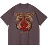 230 Gsm 100% Cotton Heavy Metal T-Shirt  Rock Band Popular Music Print Unisex Heavy Cotton T Shirt