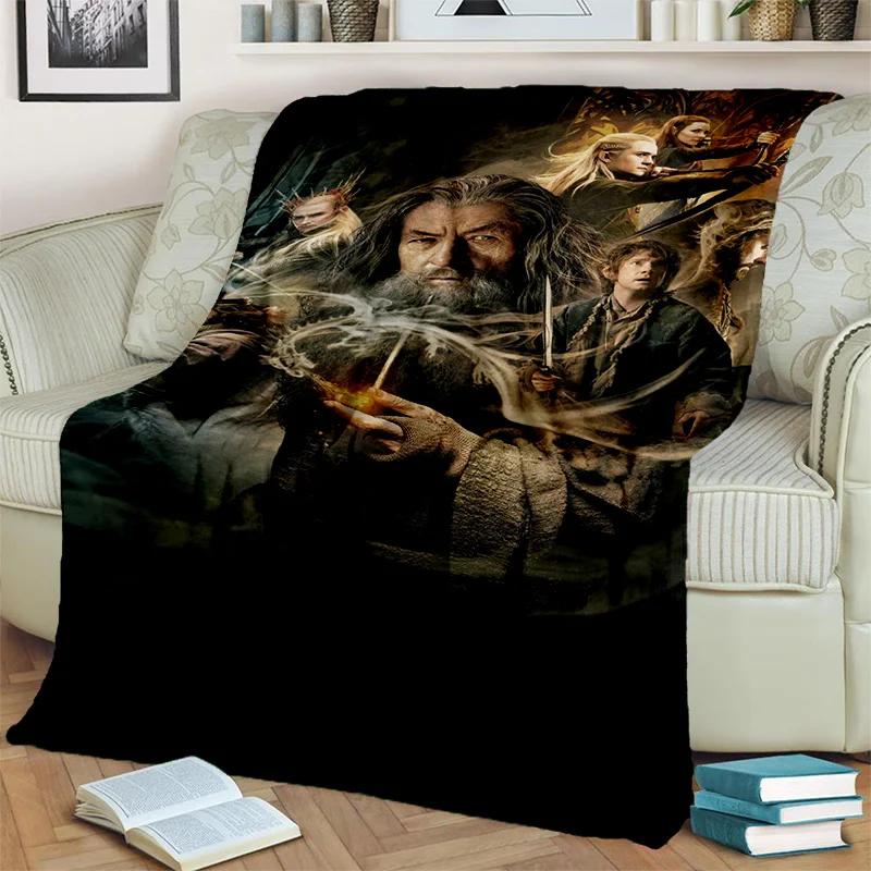 L-Lord of the Rings H-Hobbit HD Blanket,Soft Throw Blanket for Home Bedroom Bed Sofa Picnic Travel Office Cover Blanket Kids 3D