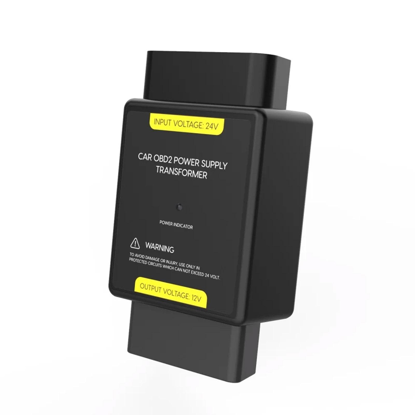 

Понижающий преобразователь, регулятор, адаптер питания, редуктор 24 В до 12 В OBD для автомобильной электроники, грузовиков, лодок, солнечных систем