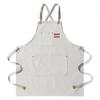 Oil Resistant Canvas Apron All Cotton Household Milk Tea Coffee Shop Kitchen Gardening Work Denim Apron Printing