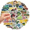 50PCS Retro Famous Art Painting Stickers Pack Van Gogh Oil Painting Style Vinyl Waterproof Decals Laptop Water Bottles Bicycle