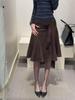 Autumn/Winter Korean Style Ruffle Fishtail Hem Skirt
