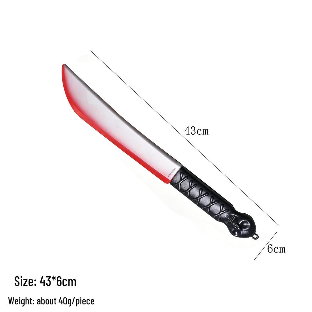 Halloween Blood-Tipped Decorative Knife for Prank and Ghost Festival
