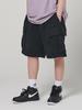 Akesi Cargo Bermuda Sweat Shorts Black