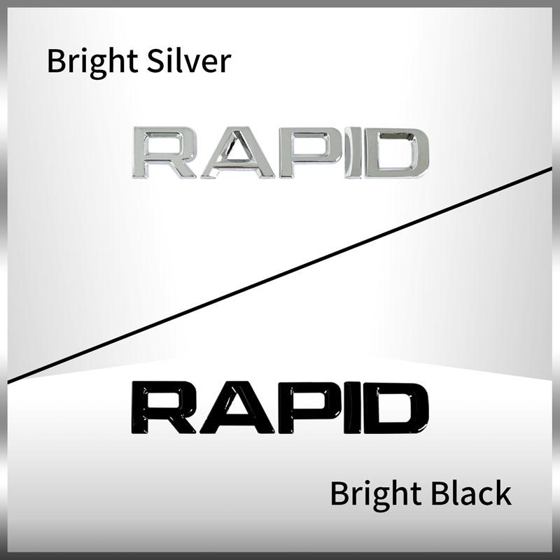 3D Metall Auto Heckklappen Emblem Chrom Plakette Aufkleber für SKODA OCTAVIA POIYUF SUPERB KAROQ FABIA RAPID 4x4 YETI Buchstaben Logo Dekor
