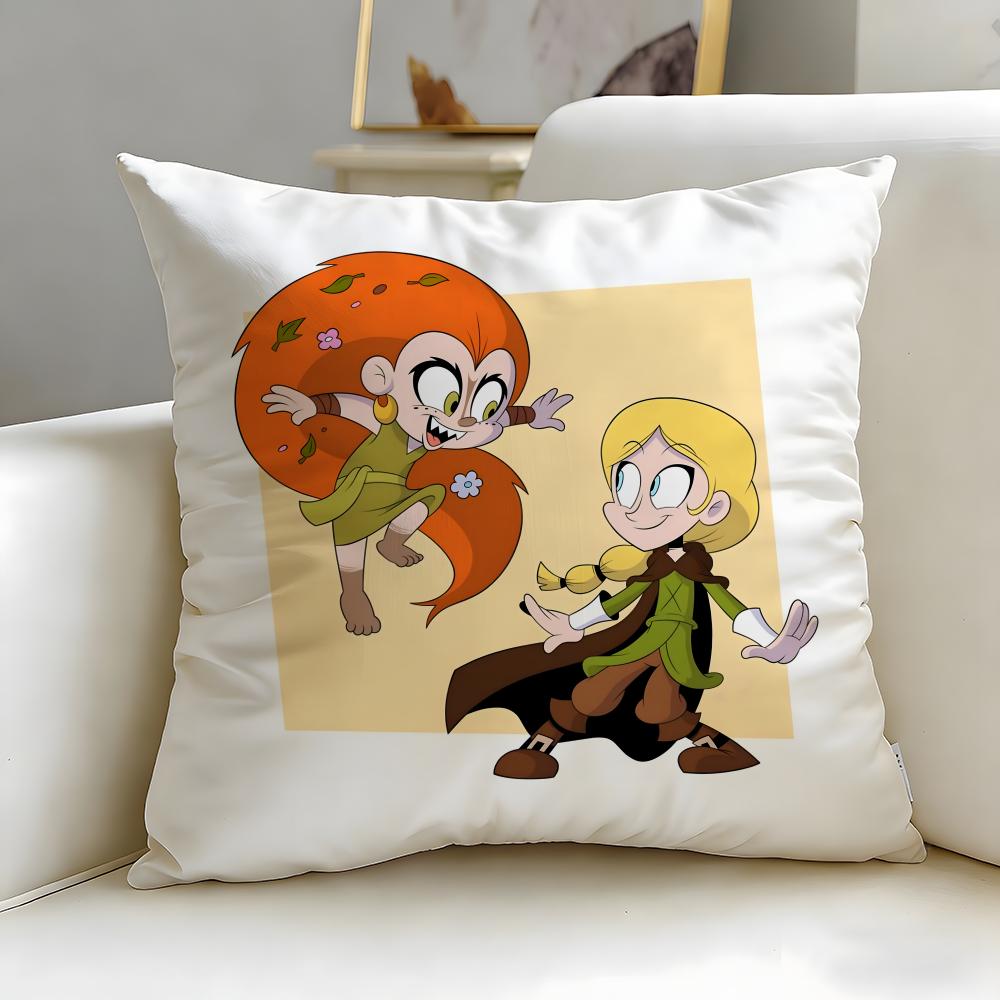 Классический анимационный фильм «Песнь моря» Наволочка Мягкая Легко стираемая Наволочка Универсальная для Дивана Кровати Путешествий и Офиса 30X30cm