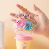 Donut Taba Squishy Bread Food Mochi Squishy Squeeze Stress Relief Toy Sensory Aiti-stress Sticky Squish Keychain Bag Pendant