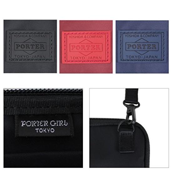 (Dziewczyna Portier) PORTER GIRL 2way Shoulder Pouch 2way Travel Organizer [Peleryna] 2.Bordeaux