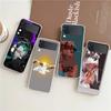 Art Aesthetic David Eyes Hard PC Phone Case For Samsung Galaxy Z Flip 5 4 3 Transparent Cover For Galaxy Z Flip6 Shockproof Case