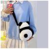 Large Capacity Cartoon Plush Panda Shoulder Bag For Women Cute Unisex Backpack Doll Bag Street Fashion