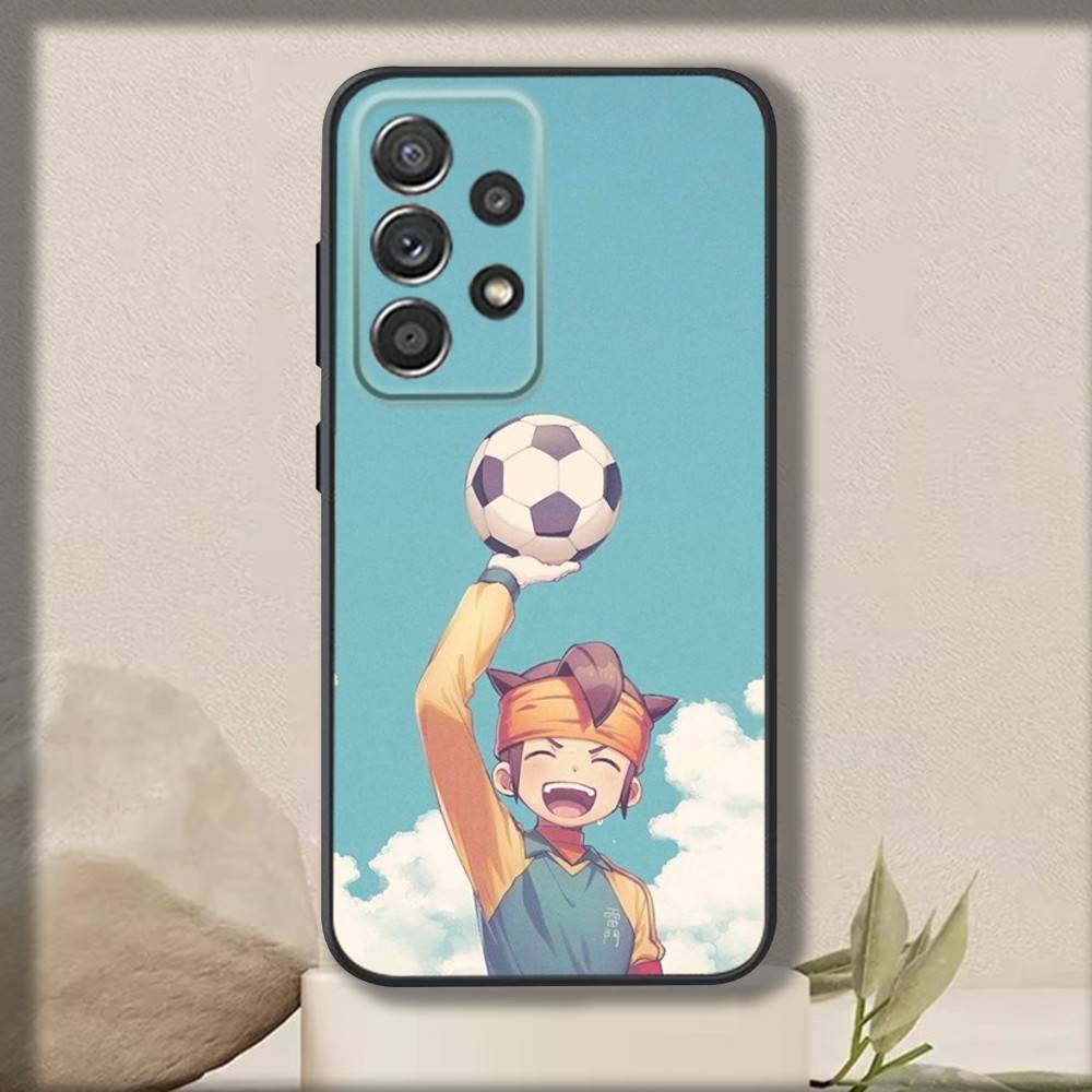 Anime I-InazumaS Elevens Phone Case For Samsung S 25,24,23,22,30,21,10,9,Ultra,Plus,Lite,FE,4,5 G Soft Black Case