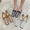 Fashion 2025 New Women Flats Spring Autumn Flat Casual Shoes for Women Knits Ballet Flat Round Head Trendy Print Loafers Shoes