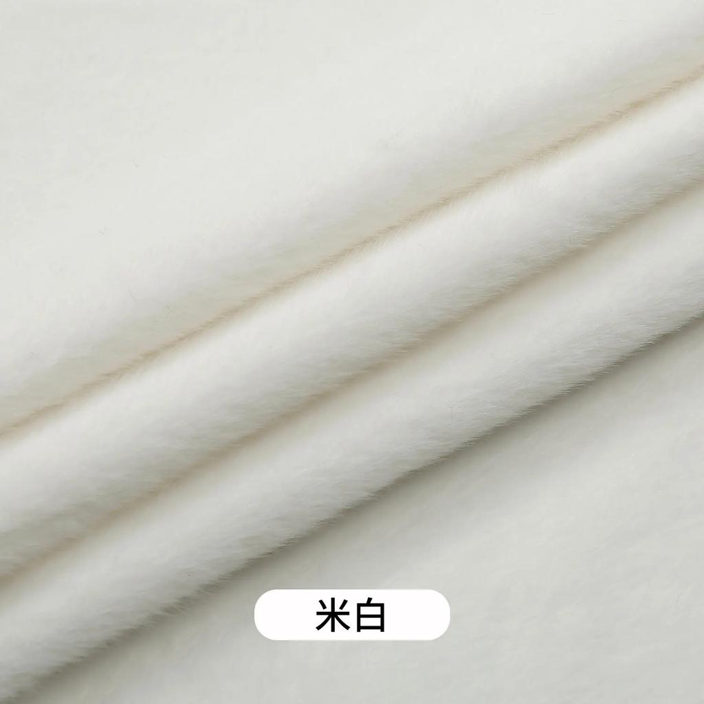 50x50cm 5mm Soft Breathable Elastic Faux Fur Fabric for Sewing Plush Toy Doll Scarf Hat Decorative Cloth Handmade DIY Fabrics