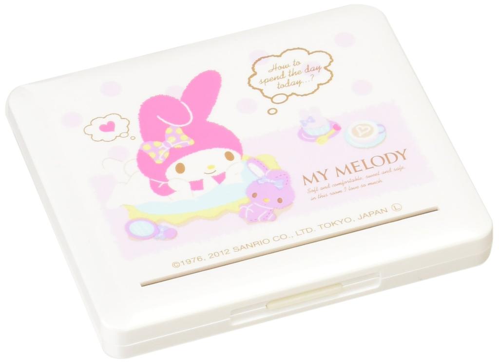 Nonaka Sanrio Characters "My Melody" Plastic Reed Case for Alto Saxophone, Holds 10 Reeds, White