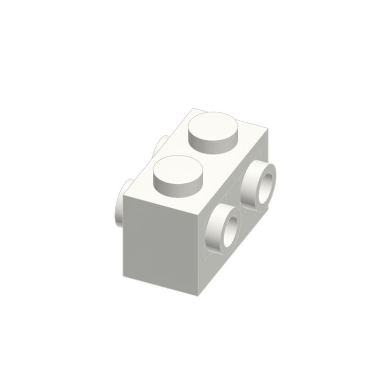 10pcs 52107 1 x 2 featuring Studs on 2 Sides Block Moc Works With featuring Brick DO IT YOURSELF Children's Toy Assembly Parts