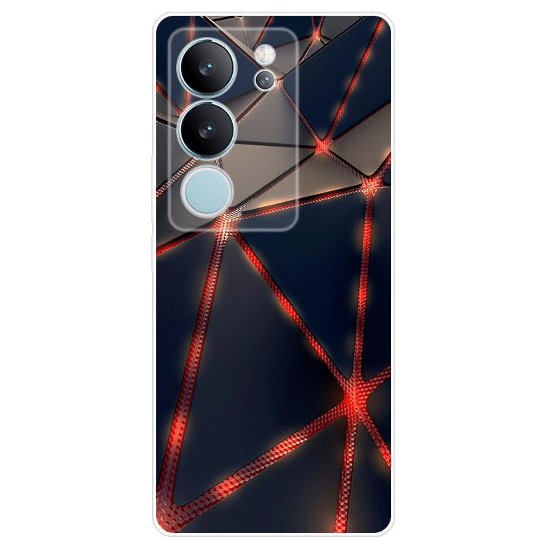 For Vivo V29 Casing TPU Painted Back Cover Vivo V29 Soft Silicone Case