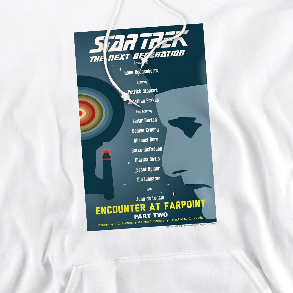 STAR TREK Mens The Next Generation Season 1 Episode 2 Hoodie