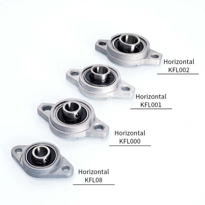 4/10PCS Kfl08 KFL000 KFL001 KFL004 KFL005 KFL08 8mm-25mm Pillow Block Rhombic Bearing Zinc Alloy Insert Linear Bearing Shaft