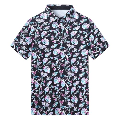 

MoFiz Men s Plus Size Short Sleeve Polo Shirt, Perfect for Golf, Casual Wear, Turn-Down Collar, Soft, Moisture-Wicking, Quick-Drying, Breathable, Perf