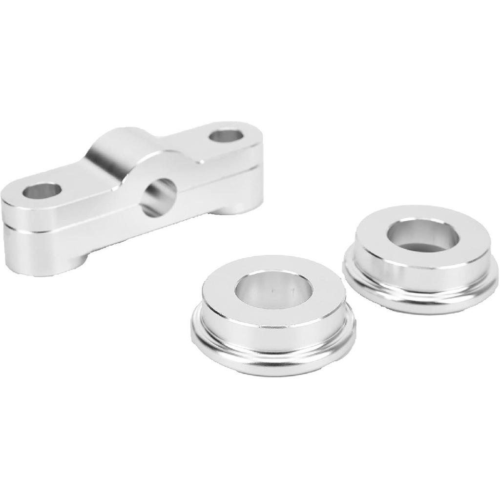 Tbest B-Serie Billet Schaltgestänge, Solides Schalthebelbuchsen-Kit, Vordere und Hintere Solide Schalthebelbuchsen-Kombinationskit CNC-Aluminium-Ersatz für B-Serie