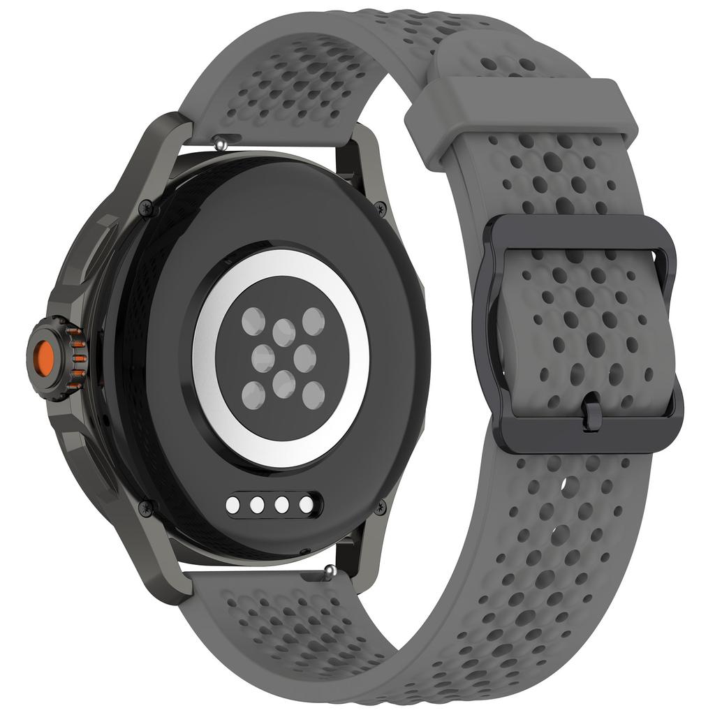 For Samsung Galaxy Watch FE 40mm/Watch7 44mm/40mm Silicone 20mm Multiple Holes Breathable Watch Strap