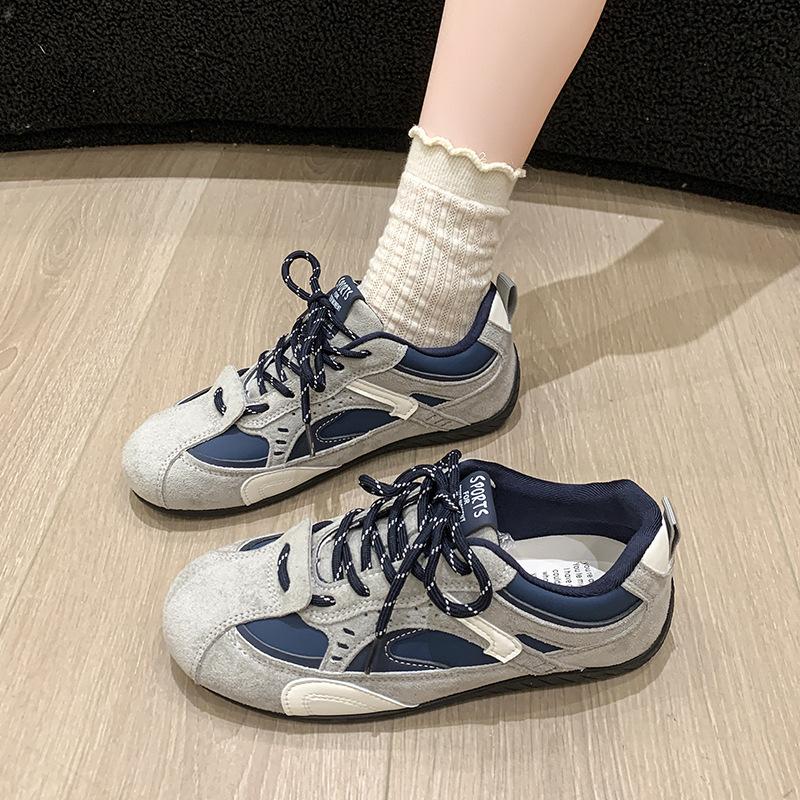 Retro Women's Autumn New Niche Versatile Thick Bottom Height Increase Light Sports