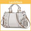 Luxurious European And American Vintage Pu Handbag For Women With Shiny Sequins And Exquisite Stitching Details