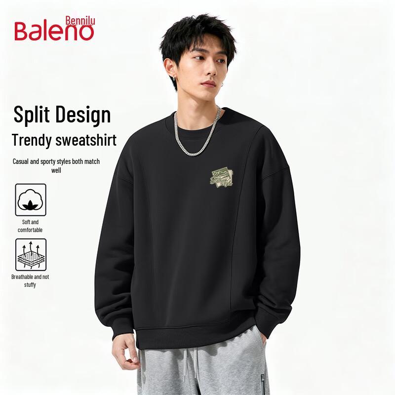 

Baleno Men s American Casual Logo Sweatshirt M