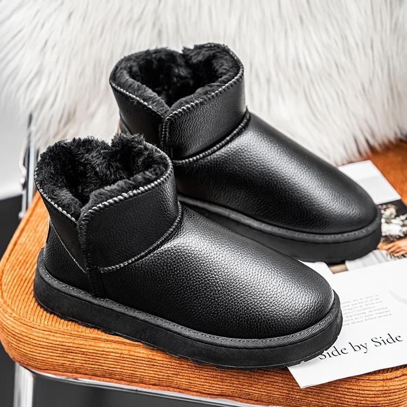 

2024 Последние мужские и женские повседневные универсальные хлопковые ботинки средней высоты для тепла и комфорта зимой, зимние ботинки больших размеров 36-45 45