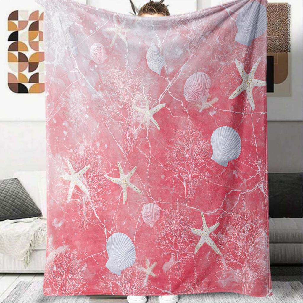 1 Stück Flanelldecke mit Cartoon-Druck, Hohe Qualität, Bequem für alle Jahreszeiten, Heimdekoration, Wärme und Komfort, Perfekt als Weihnachts- oder Geburtstagsgeschenk