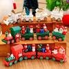 Christmas Wooden Crafts Decorations Small Train Decorations Children's Christmas Surprise Gifts Tabletop or Room Decorations