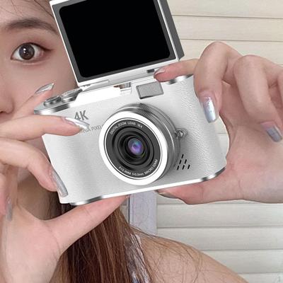 4K Digital Camera 180° Flip Screen 2.4 Inch 48MP 8x Zoom for Beginners Adults