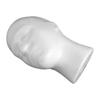 Shopping Mall Closet Holder White Foam Head Model Wig Hat Cap Male Mannequin Head Glasses Headset Display Stand Rack