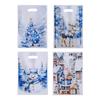 Christmas Party Favor Bag Cartoon Print Candy Tote Holiday Gift Exchange Bag Reusable Christmas Celebration Souvenir for Kids