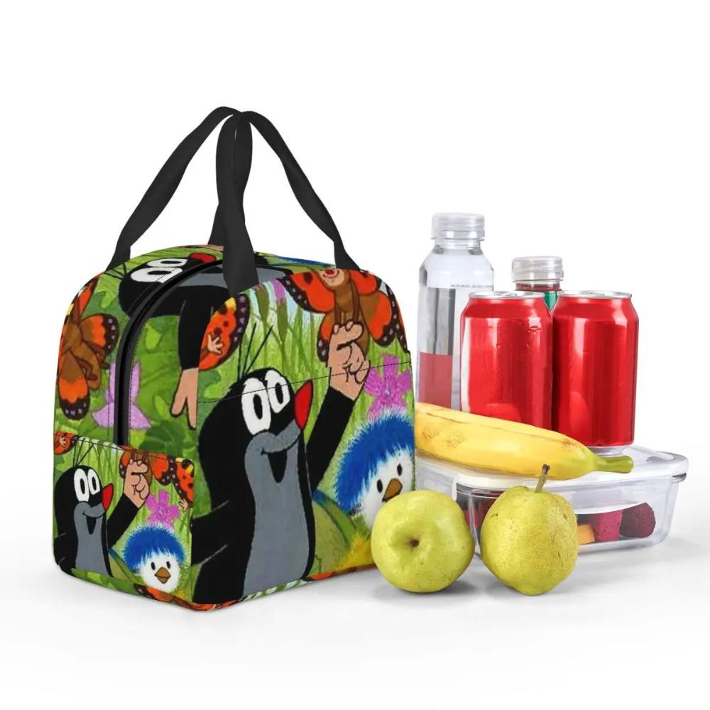 Cartoon Czech Cartoons Krtek Mole Insulated Lunch Bag for Women Kids Leakproof Food Boxes Thermal Lunch Box Tote
