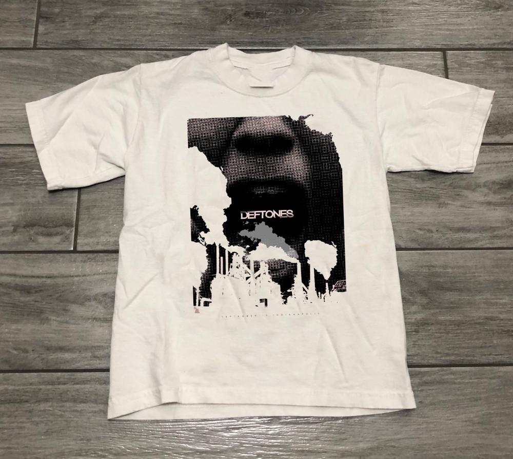 

Dia De Los Deftones 2024 Возвращается Белая Унисекс футболка S-234XL подарок фанатам A508 L