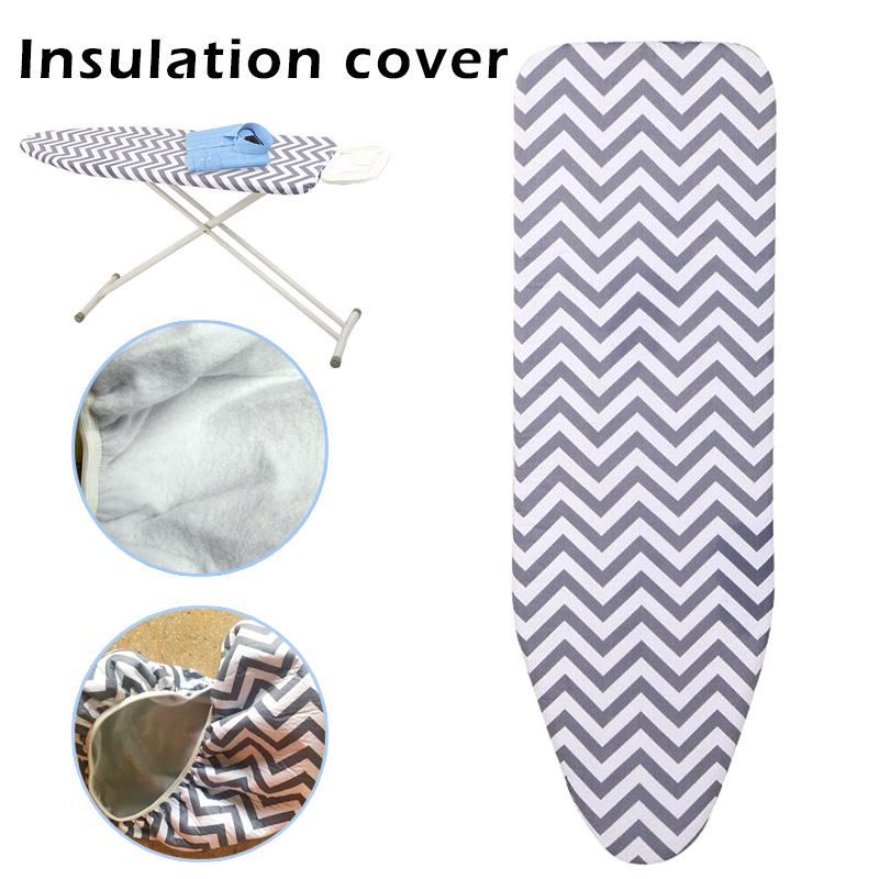 Extra Wide Ironing Board Cover Heat Resistant Washable 150x50cm Anti-Scalding Pad Protector for Home Kitchen Laundry Use